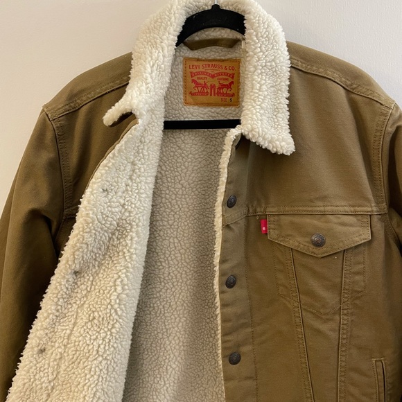 Levi’s Men’s Sherpa Jacket - Picture 4 of 5